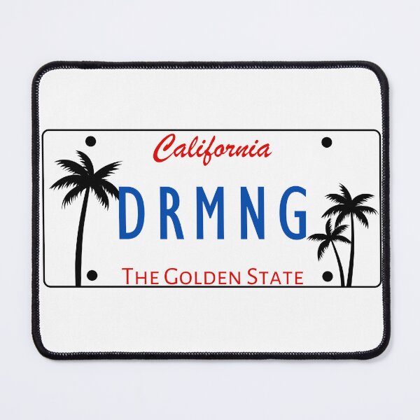 Item preview, California Dreaming Vanity License Plate designed and sold by ecresale.