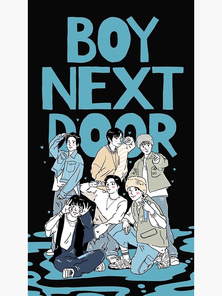 Boynextdoor cute fanart edit ot6 drawing | Poster