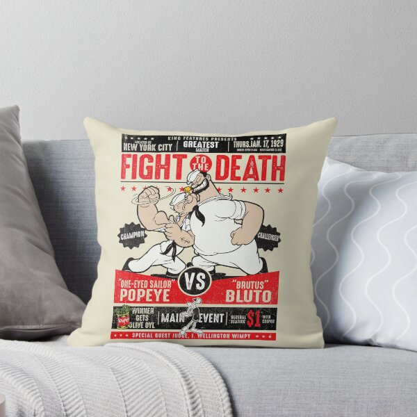 Item preview, Popeye vs. Bluto Fight Poster designed and sold by Alema Art.