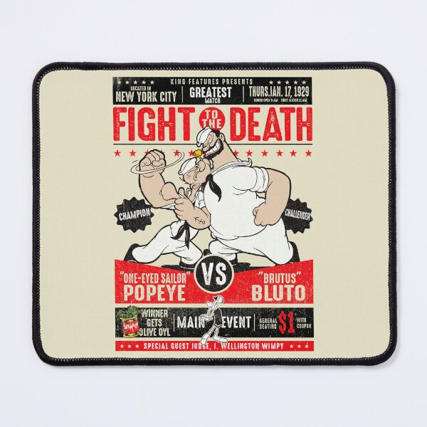 Item preview, Popeye vs. Bluto Fight Poster designed and sold by Alema Art.