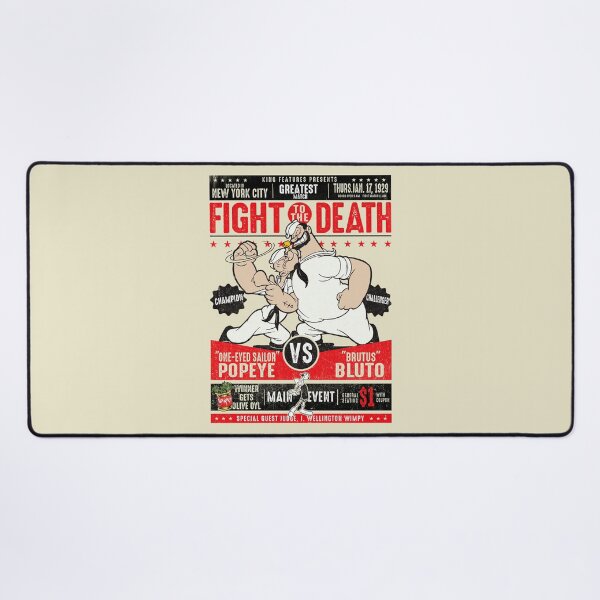 Item preview, Popeye vs. Bluto Fight Poster designed and sold by Alema Art.