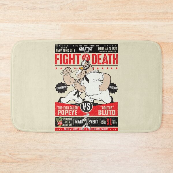 Item preview, Popeye vs. Bluto Fight Poster designed and sold by Alema Art.