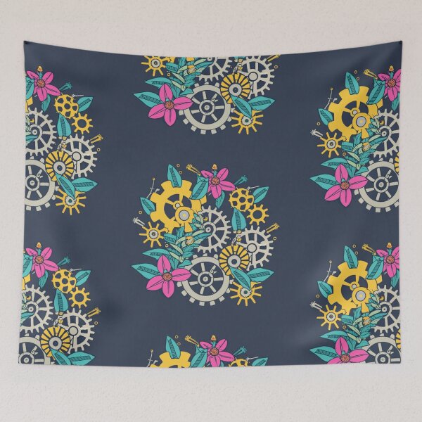 Item preview, Colorful Steampunk Botanical Fusion designed and sold by SirenMoon.