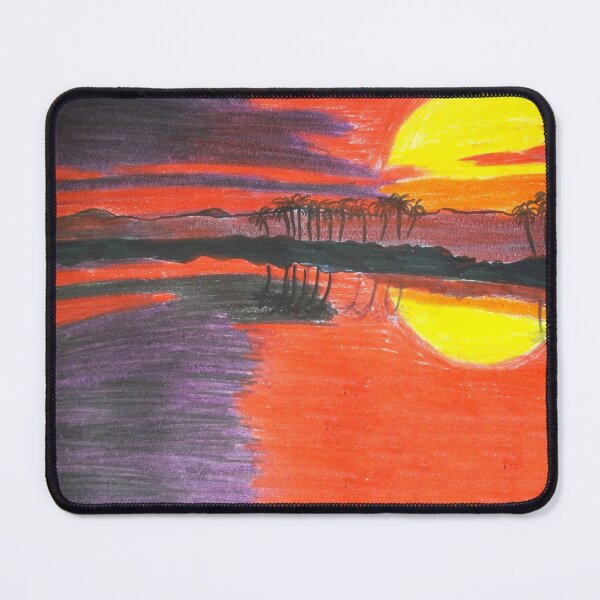 Item preview, Sunset near water scenery Color Art designed and sold by MubaraksArt.