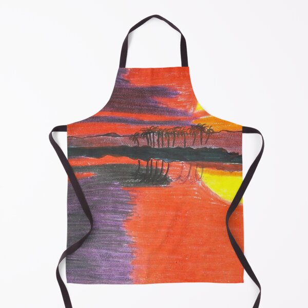 Item preview, Sunset near water scenery Color Art  designed and sold by MubaraksArt.