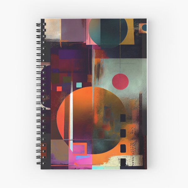 Item preview, Colourful Shapes Abstract Art Painting. Shape Chaos 7 designed and sold by YOTA-ART.