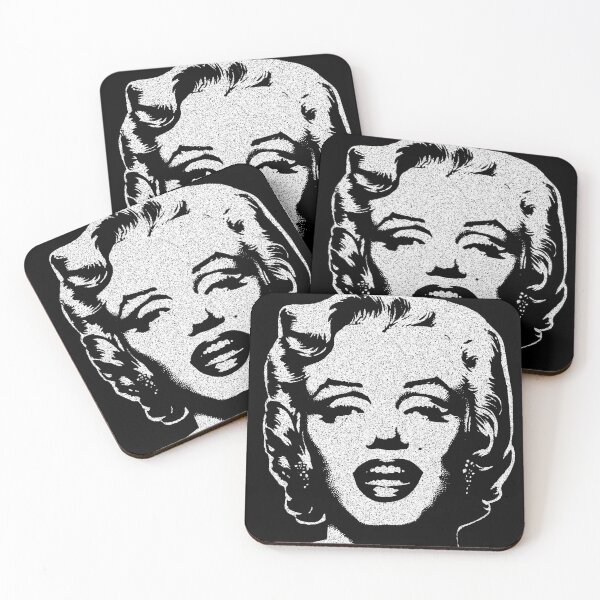 Item preview, Iconic Marilyn Monroe: Bring Glamour to Your Space! Vintage Retro Style Monochromatic White Version designed and sold by pelagio.