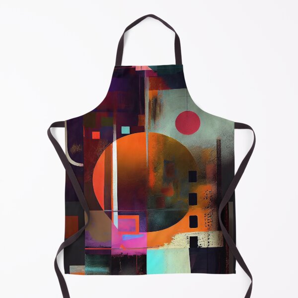 Item preview, Colourful Shapes Abstract Art Painting. Shape Chaos 7 designed and sold by YOTA-ART.