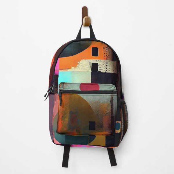 Item preview, Colourful Shapes Abstract Art Painting. Shape Chaos 7 designed and sold by YOTA-ART.