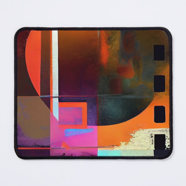 Item preview, Colourful Shapes Abstract Art Painting. Shape Chaos 7 designed and sold by YOTA-ART.