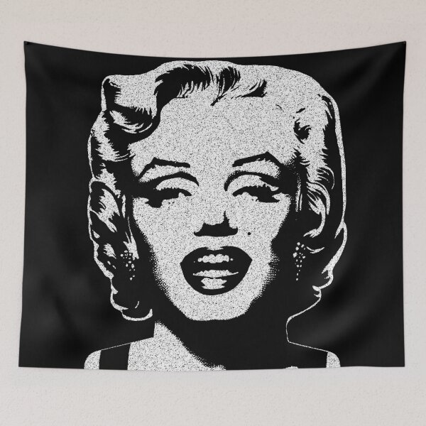 Item preview, Iconic Marilyn Monroe: Bring Glamour to Your Space! Vintage Retro Style Monochromatic White Version designed and sold by pelagio.