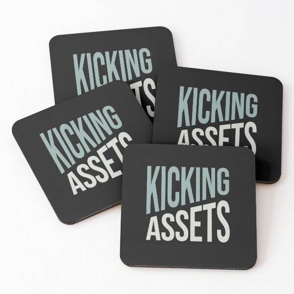 Item preview, Funny Accounting Pun Kicking Assets designed and sold by whyitsme.