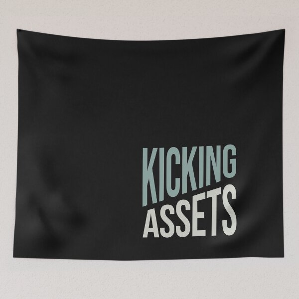 Item preview, Funny Accounting Pun Kicking Assets designed and sold by whyitsme.