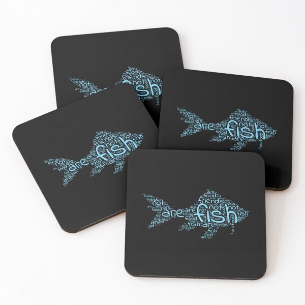 Item preview, Fish Are Friends Not Food Funny Gifts designed and sold by predoks.