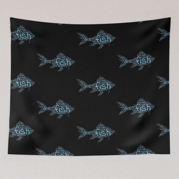 Item preview, Fish Are Friends Not Food Funny Gifts designed and sold by predoks.