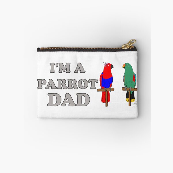 Item preview, I'm a Parrot Dad! - Eclectus Male and Female designed and sold by Laughing Parrot Studio.