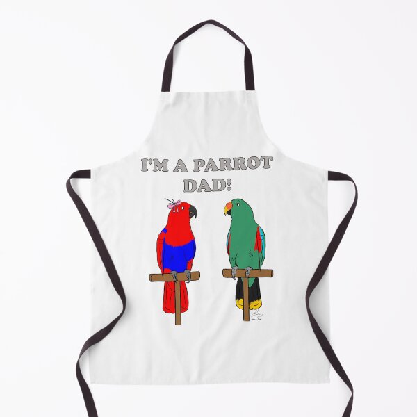Item preview, I'm a Parrot Dad! - Eclectus Male and Female designed and sold by Laughing Parrot Studio.