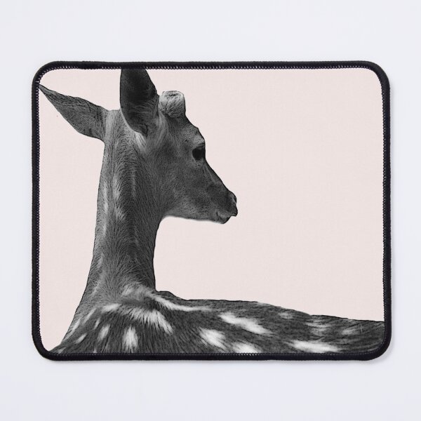 Item preview, Doe deer profile on pink background designed and sold by by-jwp.