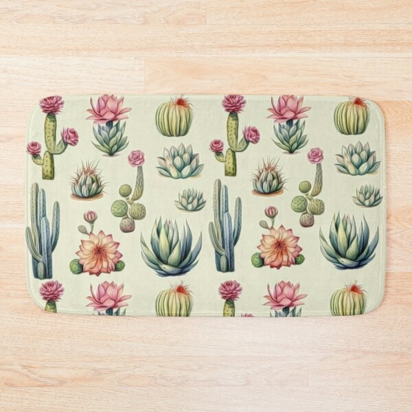 Item preview, Cute Cacti Flowers Pattern designed and sold by HappyLifeCreate.