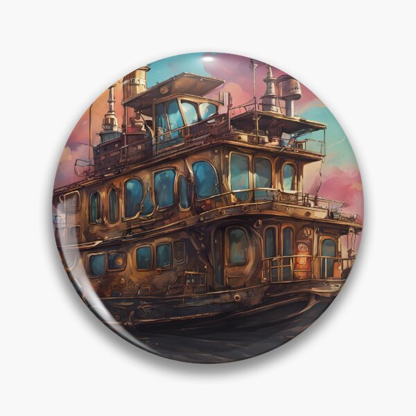 Item preview, Steampunk Houseboat designed and sold by Angelandspot.