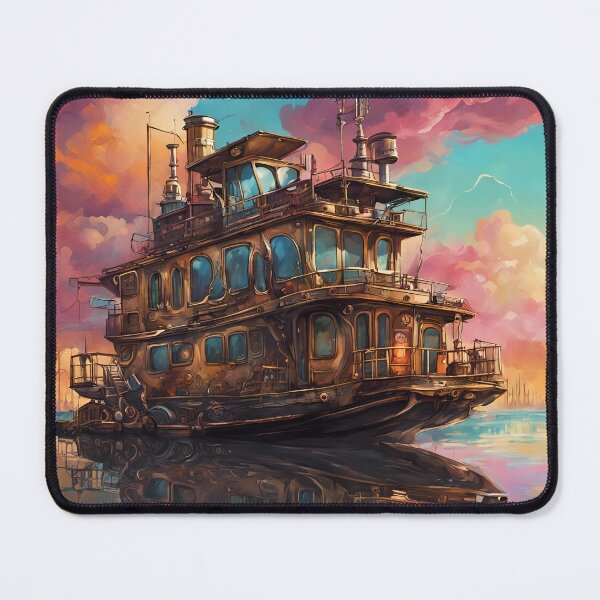 Item preview, Steampunk Houseboat designed and sold by Angelandspot.