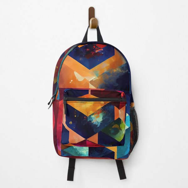 Item preview, Colourful Shapes Abstract Art Painting. Shape Chaos 9 designed and sold by YOTA-ART.