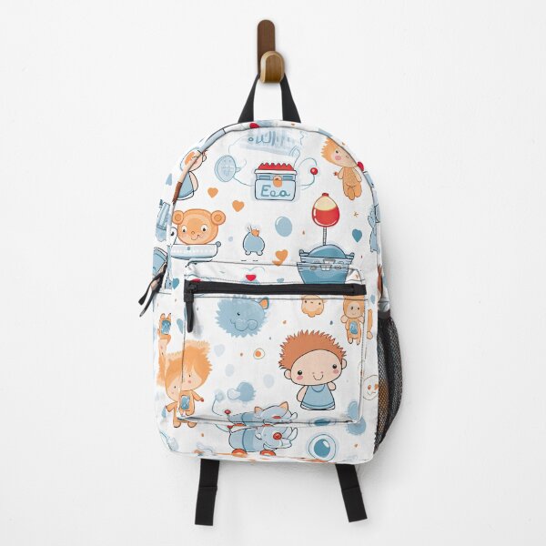 Item preview, Cute Baby Pattern Blue and Brown designed and sold by E3DArt.
