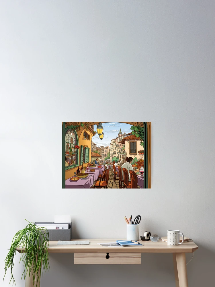 Thumbnail 2 of 3, Poster, Rustico Ristorante designed and sold by Christfield.