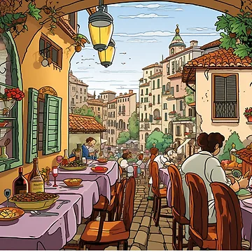 Artwork thumbnail, Rustico Ristorante by Christfield