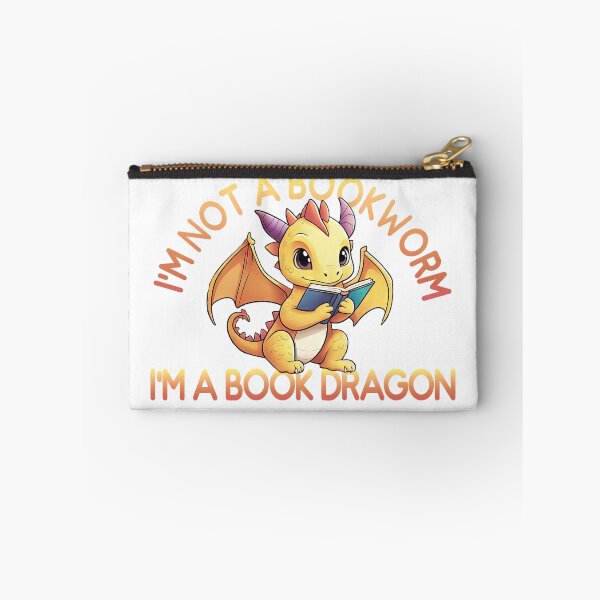 Item preview, Im a bookdragon, cute book lover design designed and sold by ChaosEdits.