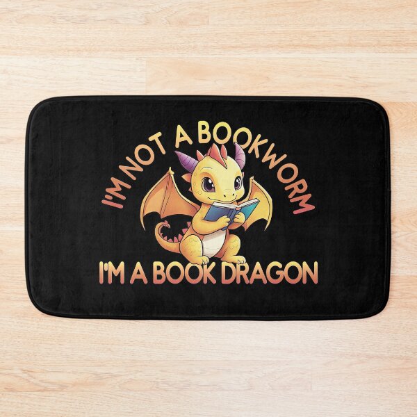 Item preview, Im a bookdragon, cute book lover design designed and sold by ChaosEdits.