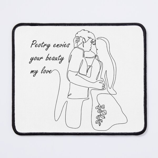 Item preview, Poetry Envies Your Beauty My Love designed and sold by artofmyfathers.