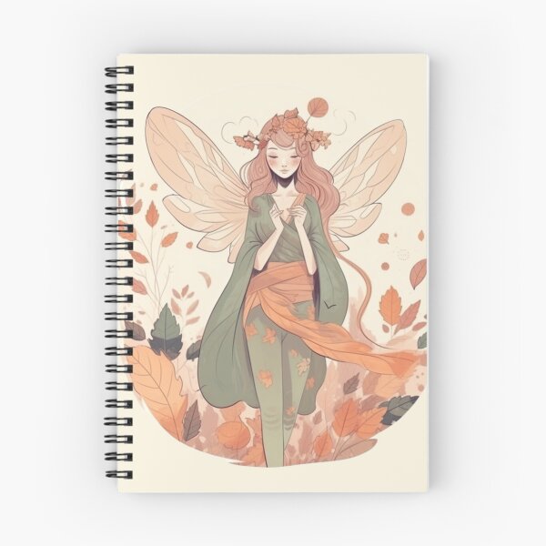 Item preview, A Sweet Autumn Fairy designed and sold by Cozy Nerdy Things.