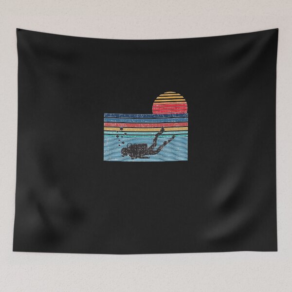 Item preview, Vintage Retro Scuba Diving Gifts For Scuba Divers designed and sold by FreddieCaceres.