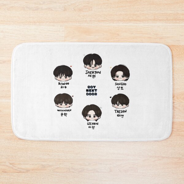 Item preview, Boynextdoor BND cute ot6 sticker pack with names designed and sold by Kplais.