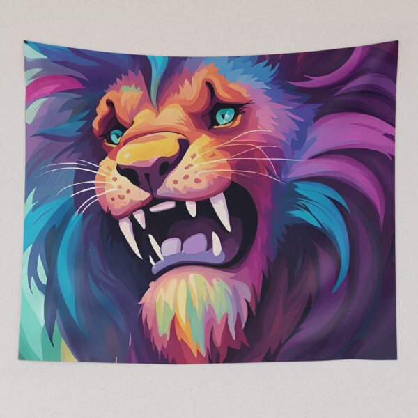 Item preview, Fierce Lion designed and sold by Kunika Singh.