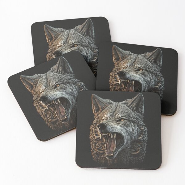 Item preview, The cry of the majestic wolf designed and sold by DesignArtFull.