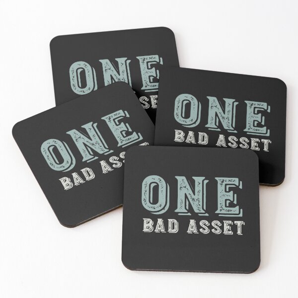 Item preview, Funny Accounting Pun One Bad Asset designed and sold by whyitsme.