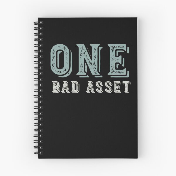 Item preview, Funny Accounting Pun One Bad Asset designed and sold by whyitsme.