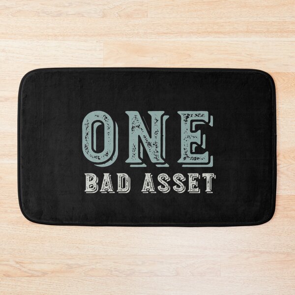 Item preview, Funny Accounting Pun One Bad Asset designed and sold by whyitsme.