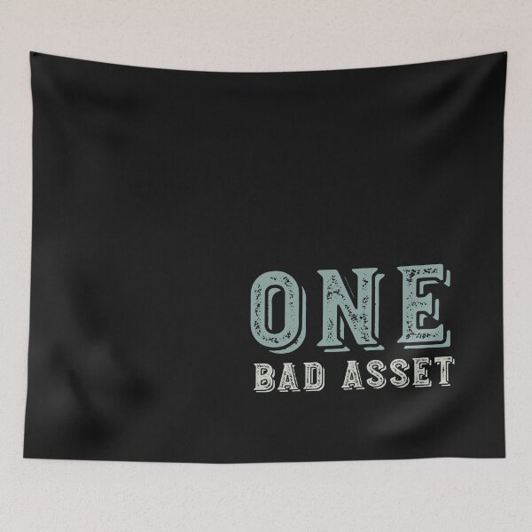Item preview, Funny Accounting Pun One Bad Asset designed and sold by whyitsme.