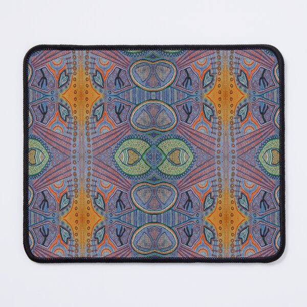 Item preview, Orange Stretch Painting Pattern designed and sold by artfulnotebook.