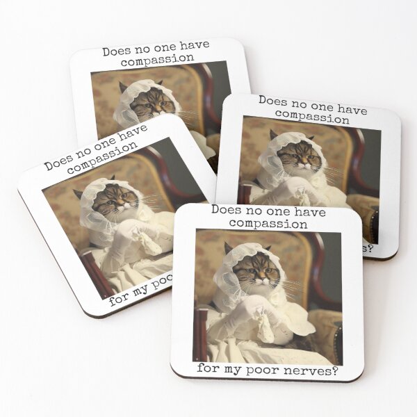 Item preview, Does No One Have Compassion For My Poor Nerves? designed and sold by bit-of-fancy.