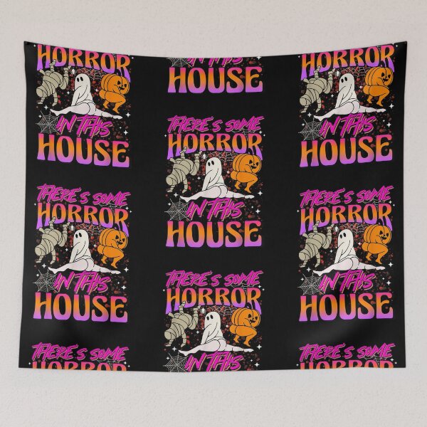 Item preview, Divertido Halloween Hay horror en esta casa Calabaza Fantasma designed and sold by ttuniques.