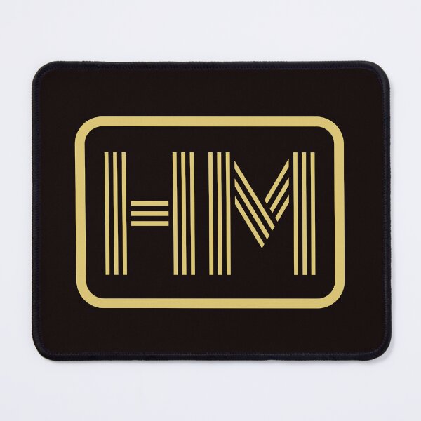 Item preview, HM Initials Gold Geometric Letters designed and sold by Jeallan Designs.