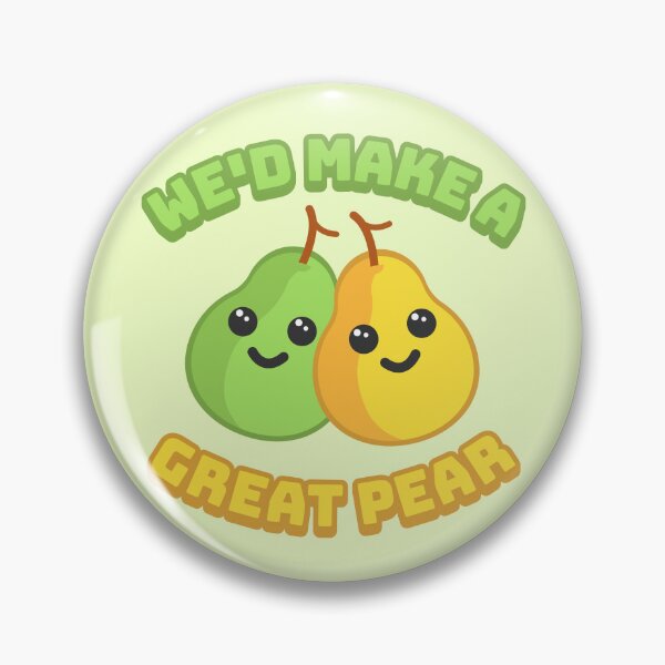 Item preview, We'd make a great pear! Punny Pear Sticker designed and sold by PMCreative.