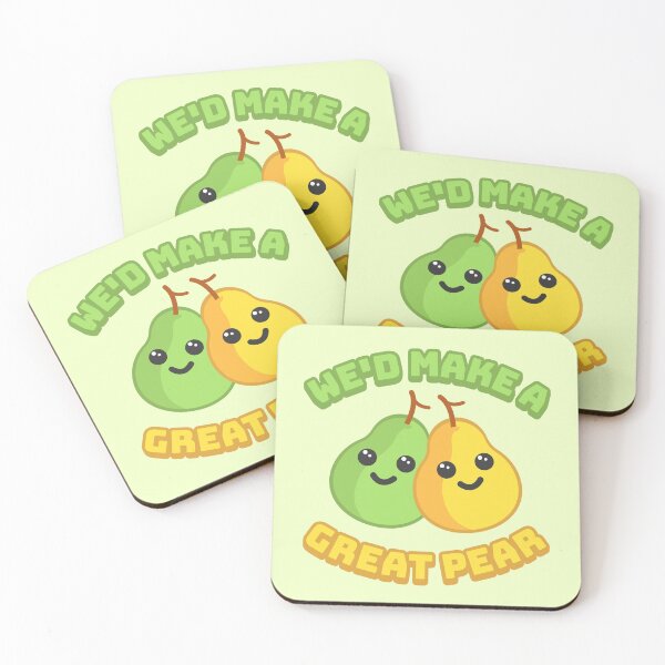 Item preview, We'd make a great pear! Punny Pear Sticker designed and sold by PMCreative.