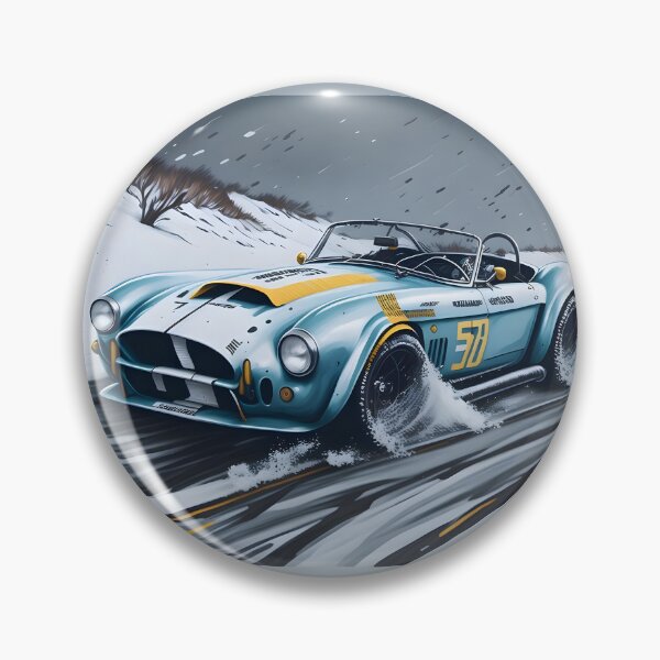 Item preview, Hot Rod Cobra in Snow designed and sold by ArtsyFusion.
