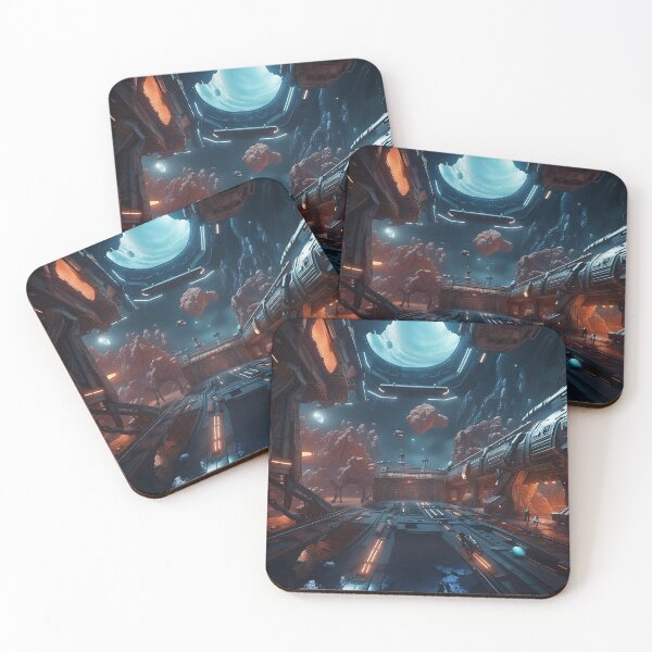 Item preview, Alien Spaceport designed and sold by AICreativeArts.