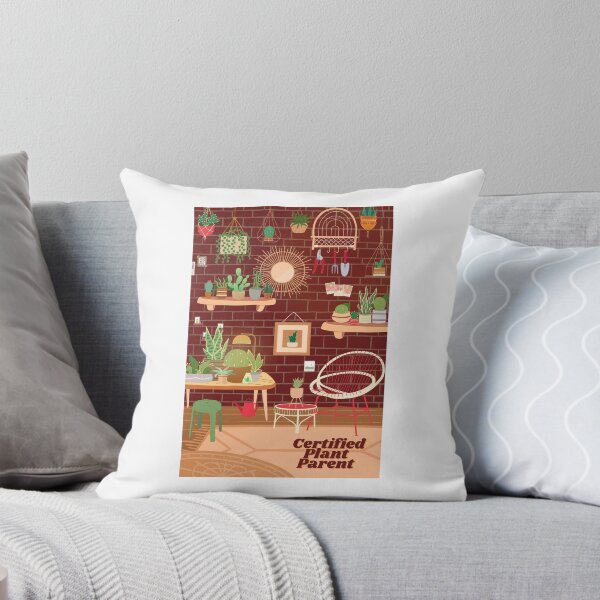 Item preview, certified plant parent cactus pun funny houseplant design designed and sold by ModernAndFunky.